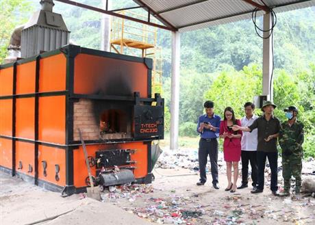 Lò đốt rác thải tạo khí sạch